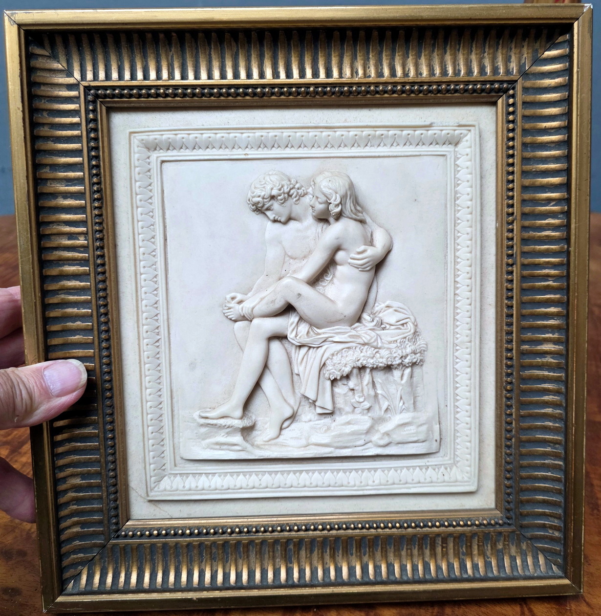 A Romantic French Wall Plaque 